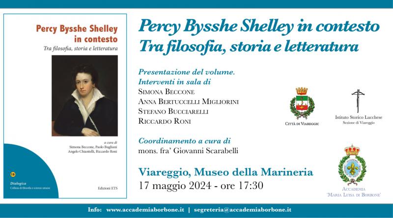 Presentazione del libro Percy Bysshe Shelley in contesto