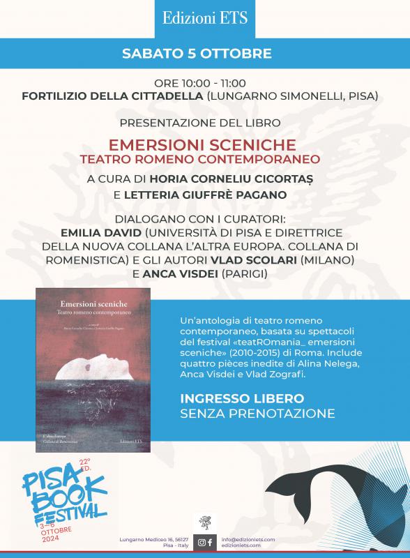 Emersioni Sceniche al PISA BOOK FESTIVAL 22 EDIZIONE