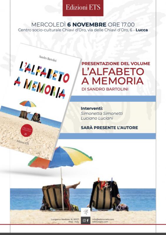 Presentazione del libro L'alfabeto a memoria