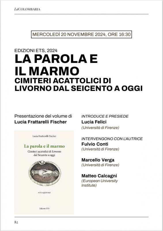 Presentazione del libro la parola e il marmo