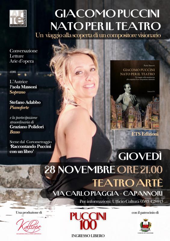 Presentazione del libro Giacomo Puccini Nato per il Teatro