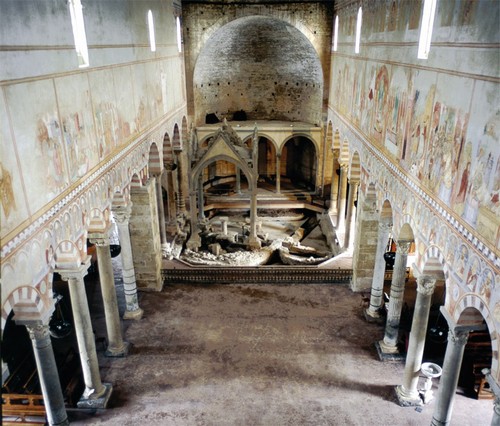 4/ - San Piero a Grado, gli scavi dall'alto