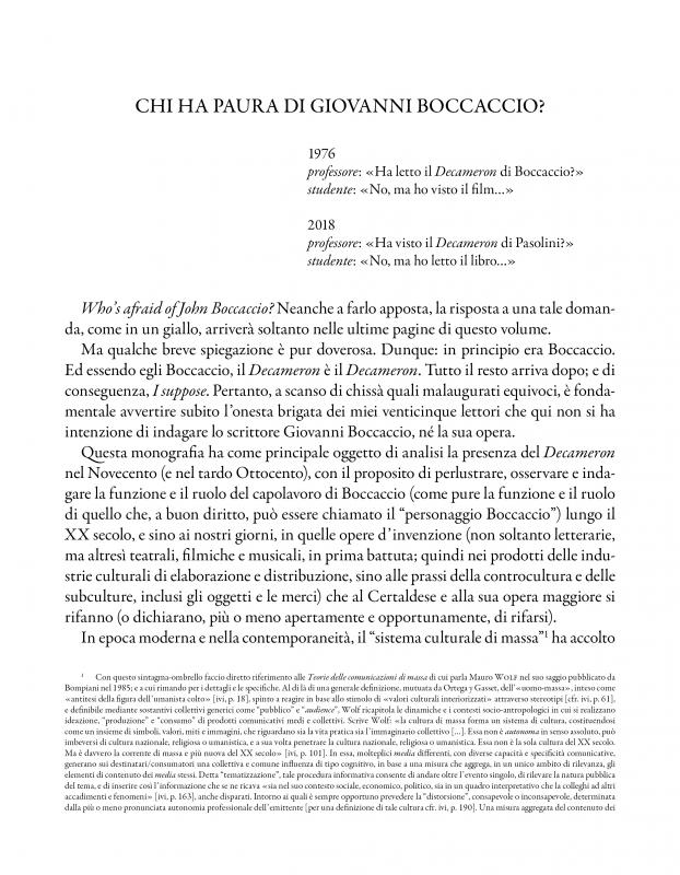 4/ - Chi ha paura di Giovanni Boccaccio?