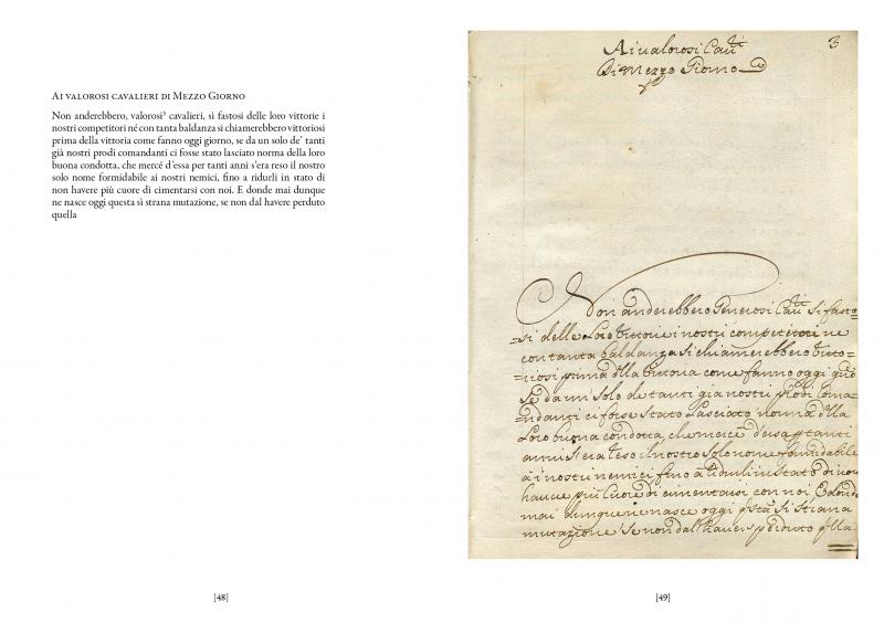 10/ - Instruzioni o sia metodo per la buona disciplina e regolamento degli uffiziali e combattenti al Gioco del Ponte di Pisa. (1726)